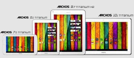 Планшеты семейства Archos Titanium