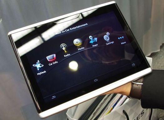 Mobile Audi Smart Display. Android планшет от Audi и Google
