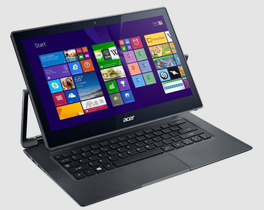Aspire R 13. Конвертируемый в планшет ноутбук Acer получил процессор Intel Core Broadwell 