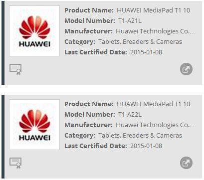 Huawei MediaPad T1 с 10-дюймовым экраном готовится к выпуску