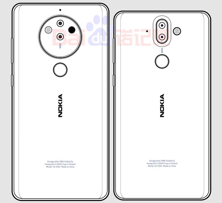 Nokia 10. Эскизы смартфона с совершенно новой камерой просочились в Сеть