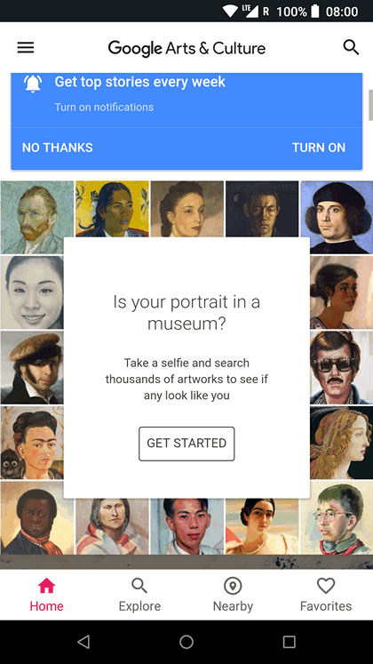Приложения для мобильных. Google Arts & Culture найдет вашего двойника на произведениях великих художников
