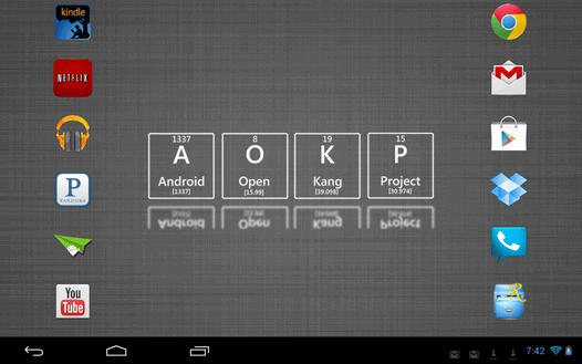 Альтернативная прошивка AOKP обновилась до Android 4.2.2. 