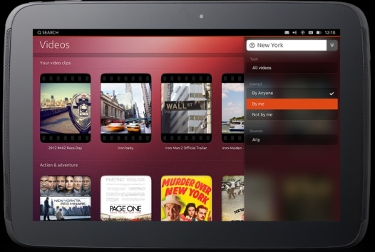 Ubuntu для планшетов официально объявлен