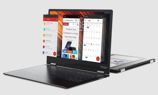 Lenovo Yoga A12. 12.2-дюймовый Android планшет с клавиатурой в виде сенсорной панели