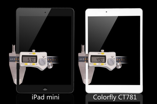 Colorfly CT781 - еще один весьма качественный клон iPad Mini 