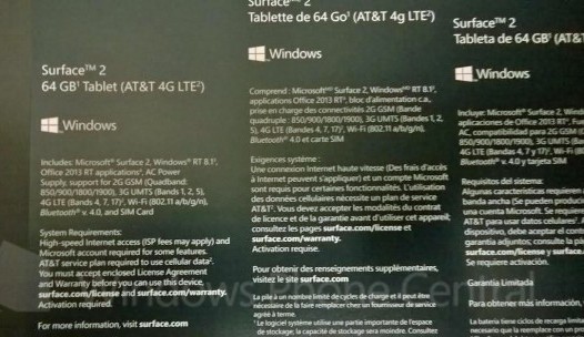 Microsoft Surface 2 LTE версии начинает появляться в продаже