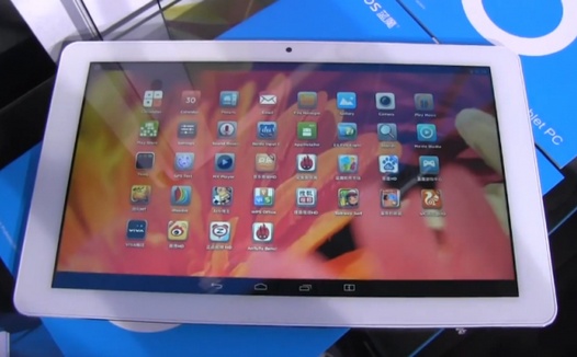 Ramos i12. Android планшет с процессором Intel Atom  Clover Trail+ и 11,6-дюймовым экраном (Видео)