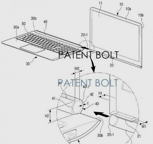 Samsung патентует новый дизайн планшета в стиле Transformer