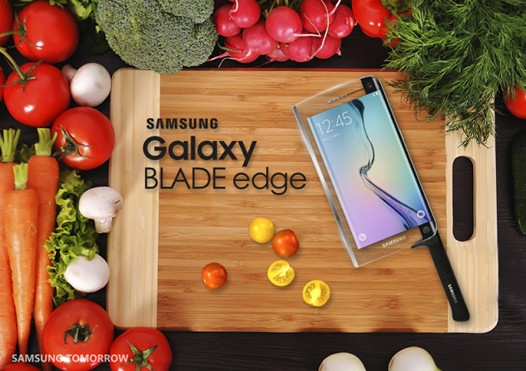 Samsung Galaxy Blade Edge. Первый в мире кухонный смартнож