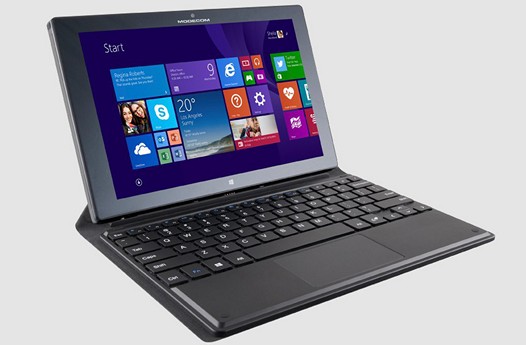 MODECOM MOMENTUM 10. Десятидюймовый Windows планшет с чехлом-клавиатурой по цене в пределах $200