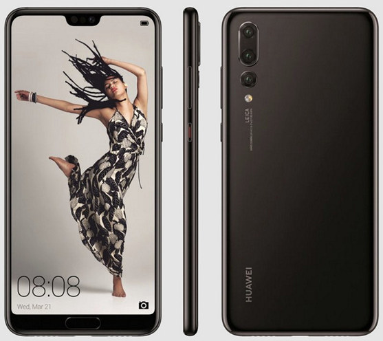 Huawei P20 Pro. Тройная камера смартфона получит 40 Мп + 8 Мп + 20 Мп сенсоры