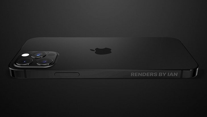 iPhone 13 Pro. Так будет выглядеть эта модель в черном матовом цвете