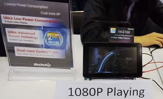 Rockchip RK3168 - новый 28-нм двухъядерный процессор для планшетов 