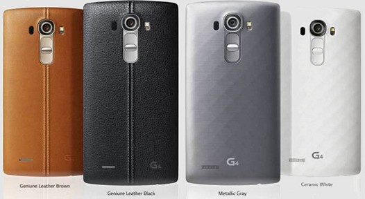 LG G4 Новый флагман корейской компании с кожаной отделкой корпуса официально представлен