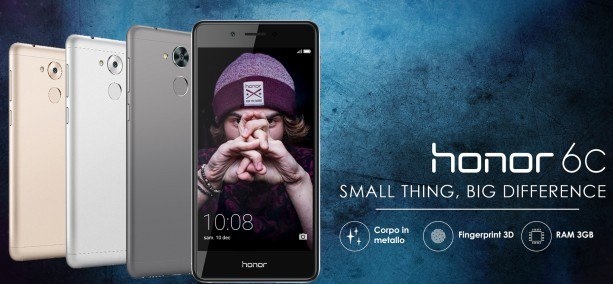 Huawei Honor 6C. 5-дюймовый смартфон среднего уровня официально представлен
