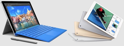 Планшетами Microsoft Surface довольны большее количество их владельцев, чем владельцев Apple iPad 