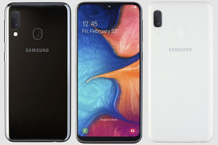 Samsung Galaxy A20e. Недорогой 5,8-дюймовый смартфон, уменьшенный вариант модели A20