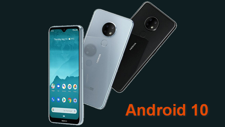 Nokia 6.2. Обновление Android 10 для этой модели выпущено и начало поступать на смартфоны