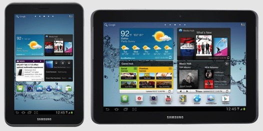 Планшетные ПК Samsung Galaxy Tab 2