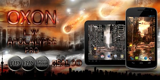 Живые обои для планшетов. OXON L.W.Apocalypse 3D