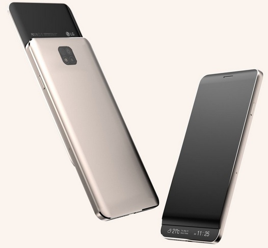 LG V30 будет слайдером с двумя сенсорными дисплеями?