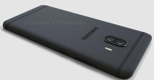 Samsung Galaxy C10 со сдвоенной камерой на рендерах Onleaks