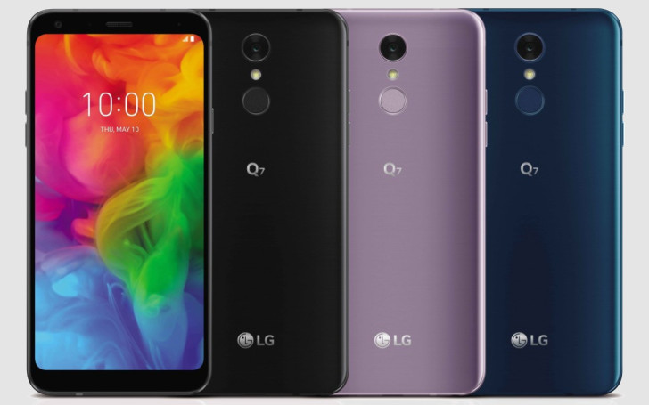 LG Q7, LG Q7+ и LG Q7α. Три новых смартфона среднего уровня оснащенные вытянутыми в длину дисплеями и водонепроницаемым корпусом