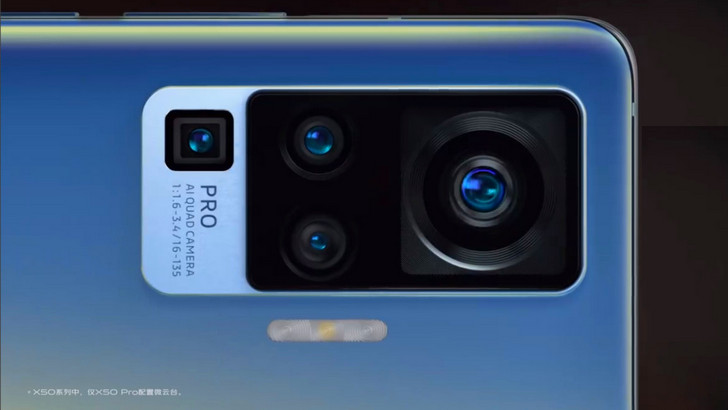 Vivo X50 Pro получит камеру с карданным стабилизатором изображения, которая первой в мире получит сенсор ISOCELL GN1?