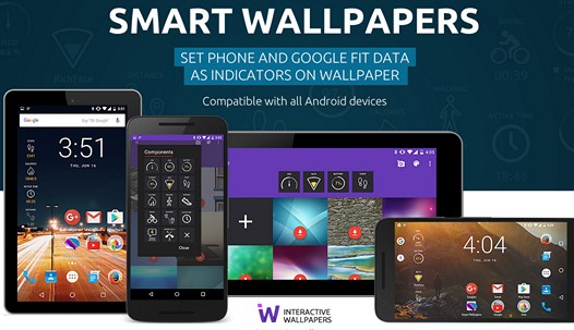 Smart Wallpapers — живые обои с качественными изображениями и множеством полезной информации на экране