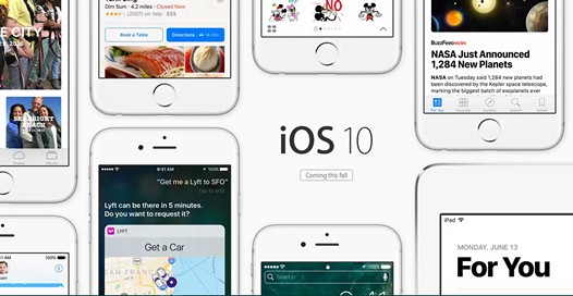 iOS 10 Выпущено обновления от экрана блокировки и до более интеллектуальной Siri. Внимание: при обновлении через WiFi ваш телефон может превратиться в кирпич!