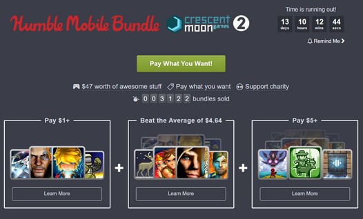 Humble Mobile Bundle: Crescent Moon - получи 11 игр для Android  за символическую цену
