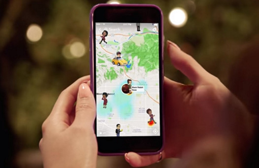 Приложения для мобильных. Snapchat покажет на карте где находятся и чем заняты ваши друзья