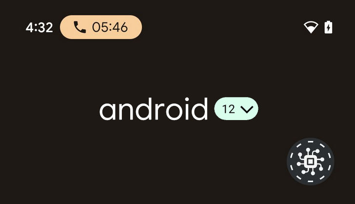 Android 12. В строек состояния этой операционной системы появится индикатор телефонного вызова