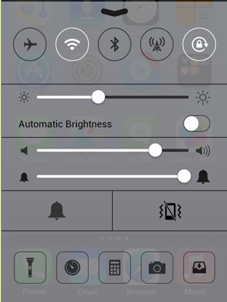 Control Center - панель управления в стиле iOS 7 для Android смартфонов (пятничное)