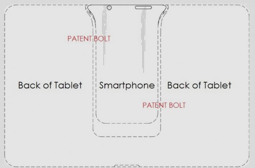 Samsung подал заявку на патент телефона с док-станцией в виде планшета