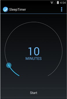 Программы для Android. Sleep Timer: Таймер сна для вашего смартфона или планшета выключит в нужное время музыку и погасит если нужно его экран