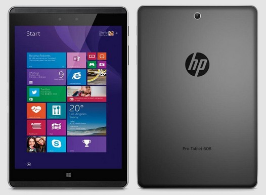 HP Pro Tablet 608. Восьмидюймовый Windows 10 планшет на базе процессора Intel Core x5