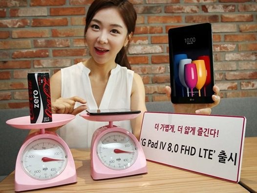 LG G Pad IV 8.0 FHD LTE. Новый, «легкий как перышко» Android планшет из Кореи представлен официально