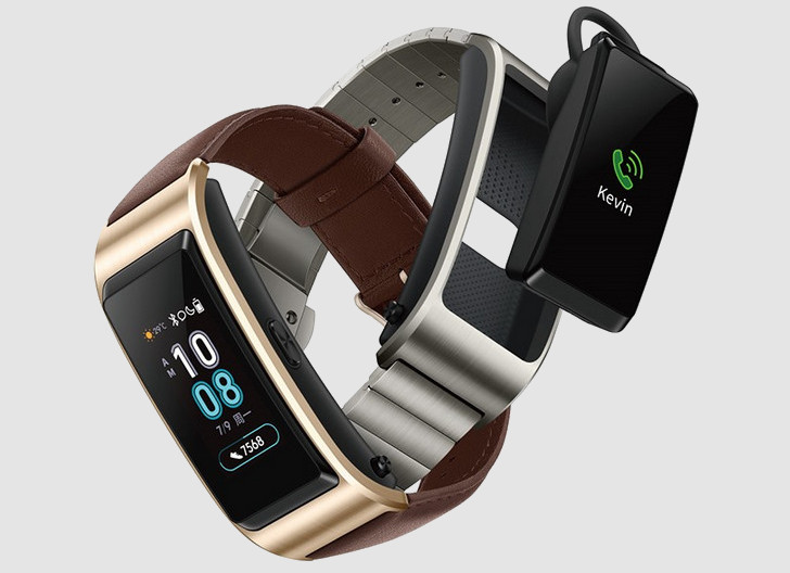 Huawei TalkBand B5: Bluetooth гарнитура с экраном, которую можно использовать как фитнес-браслет