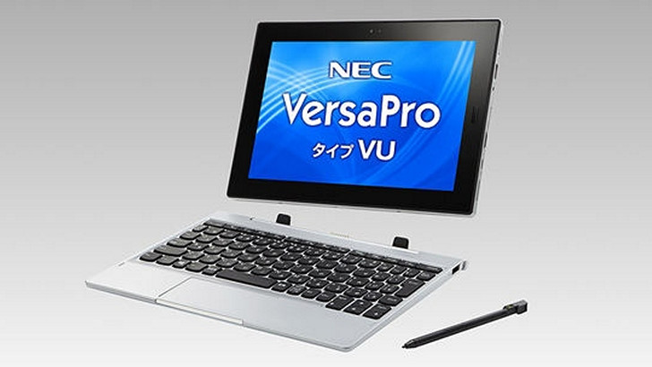 NEC VersaPro VU. Десятидюймовый конвертируемый в ноутбук Windows планшет с процессором Gemini Lake на борту