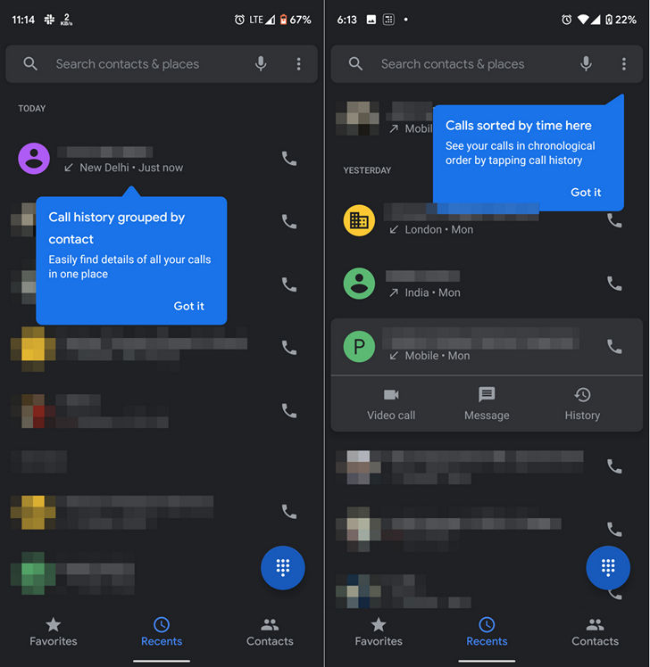Приложения для Android. Телефон Google получит возможность группировки истории звонков по контактам и удаления из неё звонков жестом смахивания