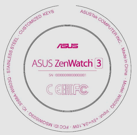 ASUS ZenWatch 3 с круглым дисплеем будут представлены в сентябре в преддверии IFA 2016?