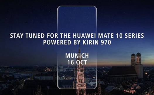 Huawei Mate 10. Премьера нового смартфона флагманского уровня с процессором Kirin 970 на борту состоится 16.10.2017 г.