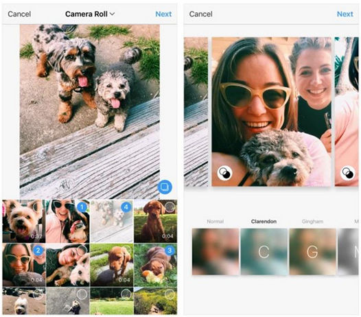 Программы для мобильных. Instagram получил возможность массовой публикации фото и видео с любым соотношением сторон