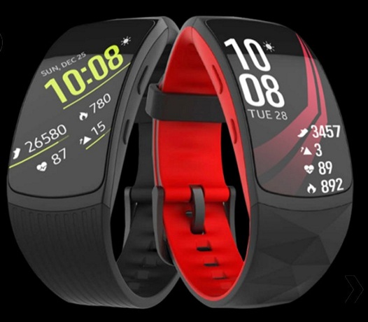 Gear Fit2 Pro. Так будет выглядеть новый фитнес-браслет Samsung