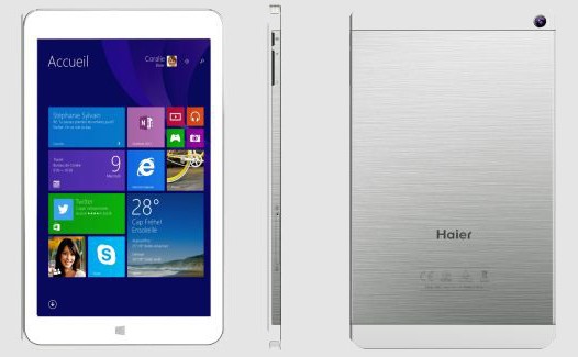 HaierPad W81. Восьмидюймовый Windows планшет с тонким корпусом анонсирован на выставке IFA 2014