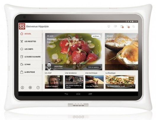 QOOQ V3. Десятидюймовый Android планшет для кухни с процессором NVIDIA Tegra 4 на борту