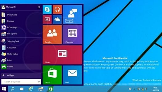 Windows 9. Утечка скриншотов новой версии операционной системы Microsoft для ПК, ноутбуков и планшетов