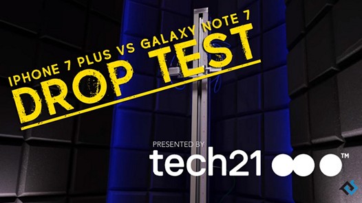 iPhone 7 против Galaxy Note 7 в тестах на падение (Видео)